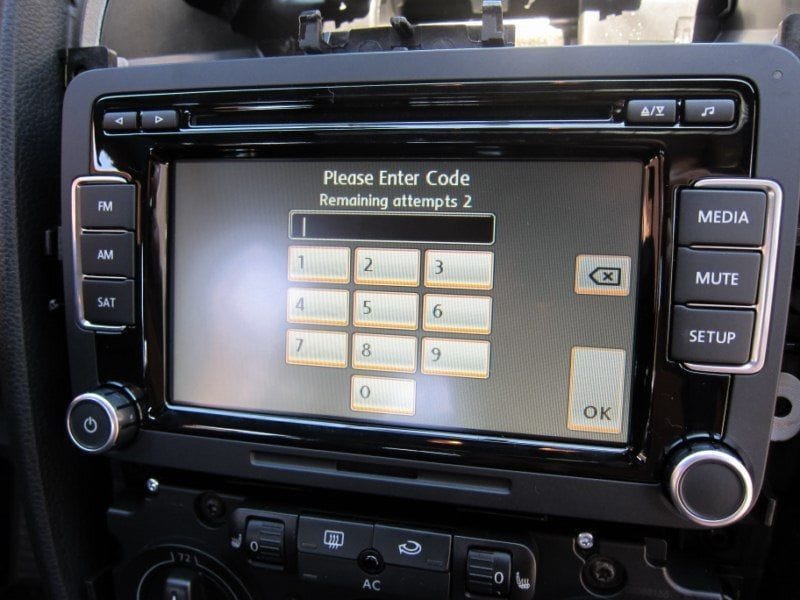 CODICE AUTORADIO VOLKSWAGEN