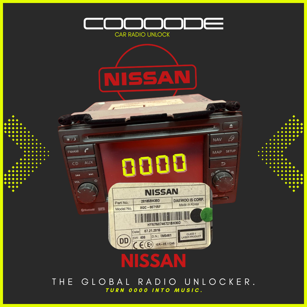 ARABA RADYO KODU NISSAN